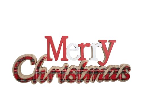 HEITMANN DECO Scritta in Legno Merry Christmas