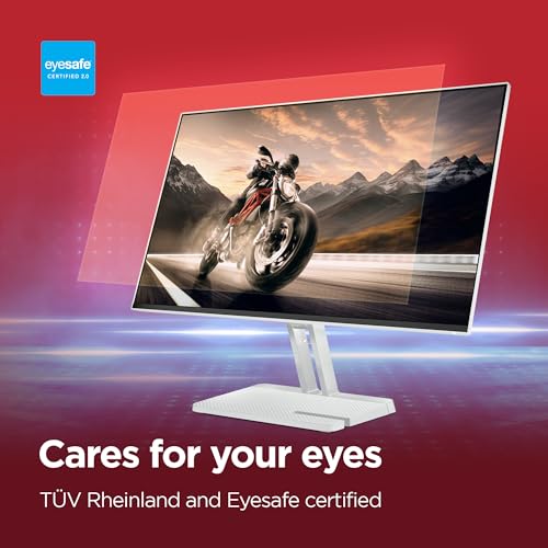 Image of Lenovo L27-4C| 27 Inch (68.58 cm) Ultraslim Monitor, FHD 1920x1080, IPS, 144Hz, 99% sRGB, 1ms, 2x3W Speakers, Dual HDMI, Display Port, Audio Port, AMD FreeSync,Eyesafe, Bezel-Less, VESA Mount, Grey
