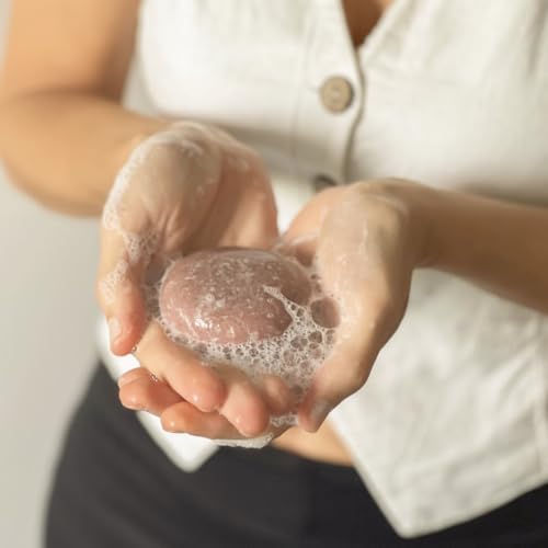 Champú sólido natural sin sulfatos para cuero cabelludo graso | Natural, 100% vegano y ecológico sin siliconas | Con arcilla verde, romero y ortiga | Pelo limpio más tiempo - Imagen 6