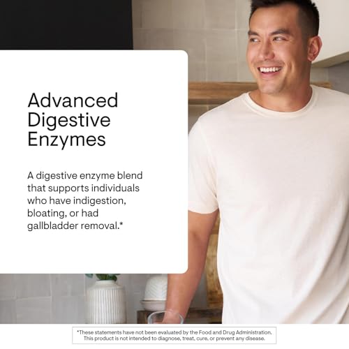 THORNE - Advanced Digestive Enzymes - Blend of Digestive Enzymes to Aid Digestion - Gut Health Support with Pepsin, Ox Bile & Pancreatin* - 90 Servings