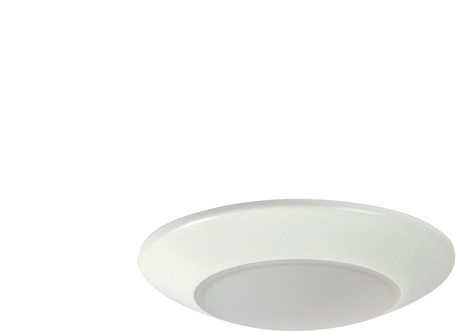 Nora Lighting NLOPAC-R4509T2427W Opal 1 Light 6 inch White Surface Mount Ceiling Light