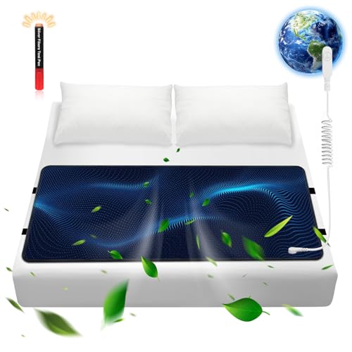 Grounding Mat for Bed Grounding Mattress Pad with Cord Grounding Mat Grounding Sheets (King 76x27)