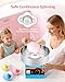 VEVOR Cotton Candy Machine Commercial, 1000W Electric Candy Floss Maker, Easy Use with 15 inch Stainless Steel Bowl and Sugar Scoop, Makes Hard Candy for Home Kids Birthday, Family Party, Blue