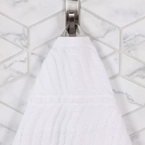 Superior CHEV BATH JAQ-SOL WH Cotton Chevron Bath Towel Set thumb #15