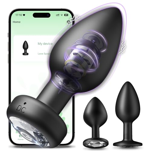 Analplug# für Frauen Männer Sex Spielzeug für die Frau, Anal Plug Vibrator mit APP Vibration 10 Modi, Silikon Buttplug Vibration für Frauen Sexspielzeug, Vibratorensets für frauen Sex Toys