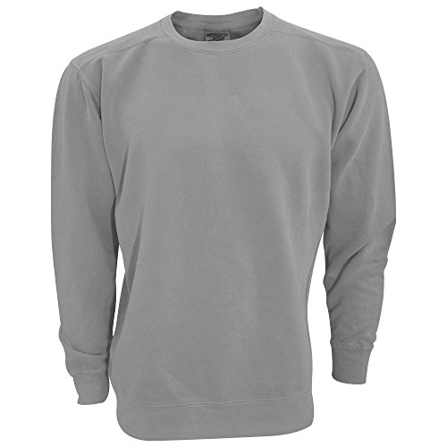 Comfort Colors Adults Unisex Crew Neck Sweatshirt, Grey, Large