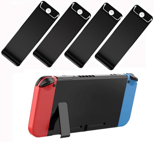 Jieddey Soporte Plegable para NS Switch, Soporte de Carcasa Trasera con Ángulos Ajustables para Consola de Juegos Nintendo Switch