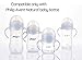 Compatible Baby Bottle Handles for Philips Avent Natural Baby Feeding Bottles, 2 Count