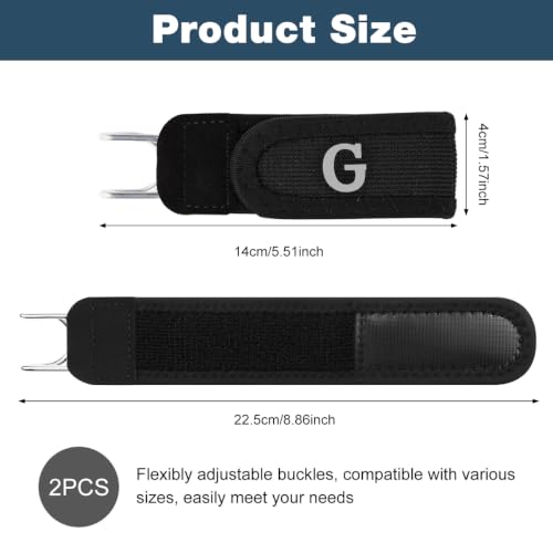 Image of GUSTAVE Buckleless Belt Hook Tactical Metal Hook Elastic Belt Unisex Buckle-Less Invisible Waist Belts for Work & Edc