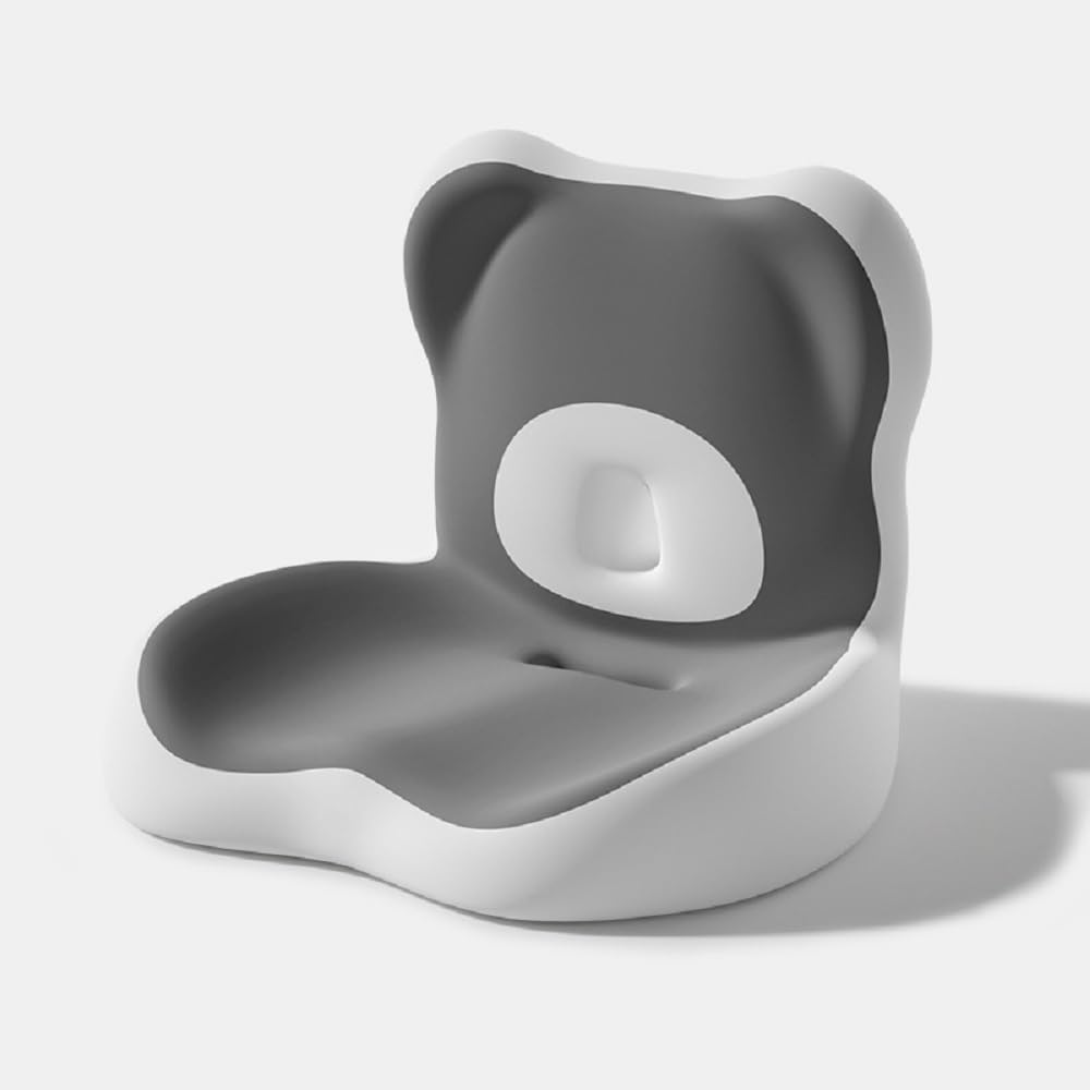Cojín ortopédico con Respaldo,Cojín ergonómico Grande de Espuma viscoelástica,Cómodo cojín de coxis para el hogar,Auto,Silla de Ruedas y sillas de Oficina