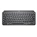 Logitech MX Keys Mini Kabellose Tastatur, Kompakt, Bluetooth, Hintergrundbeleuchtung, USB-C, Kompatibel mit Apple macOS, iOS, Windows, Linux, Android, Metallgehäuse - Dunkelgrau