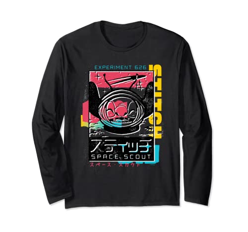 T-shirt Stitch Lilo & Stitch Space Scout à manches longues pour fan de Disney