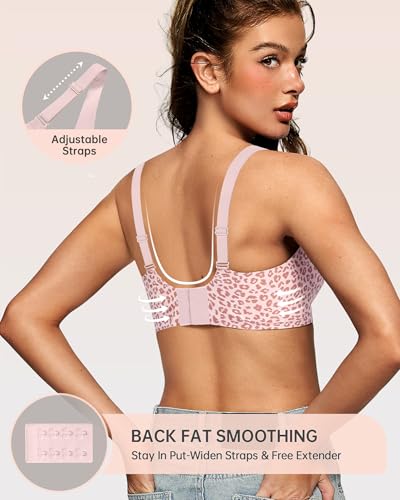 Image of OEAK Womens Deep V Bras Wireless Comfortable Bra Supportive No Underwire Bras Tshirt Push Up Bralettes Plunge Seamless Bra