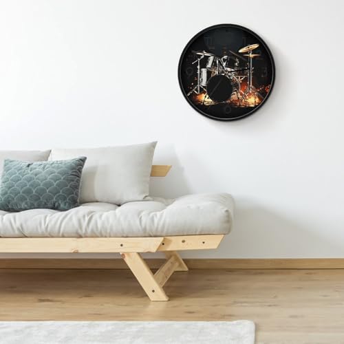 Horloge murale silencieuse sans tic-tac moderne et facile à lire - 5