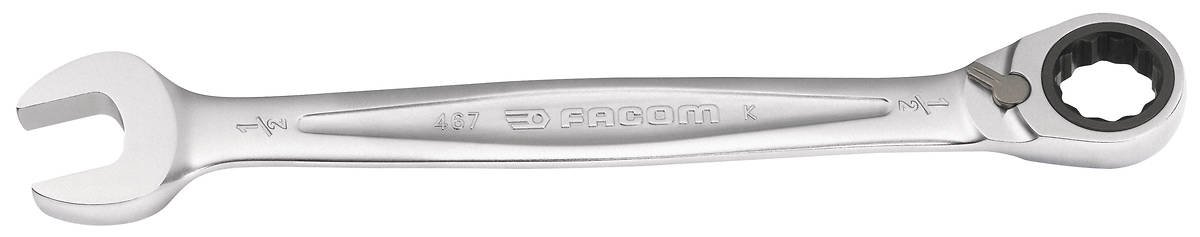 Facom 467.7/16 - Cricchetto Misto 7/16 - 4
