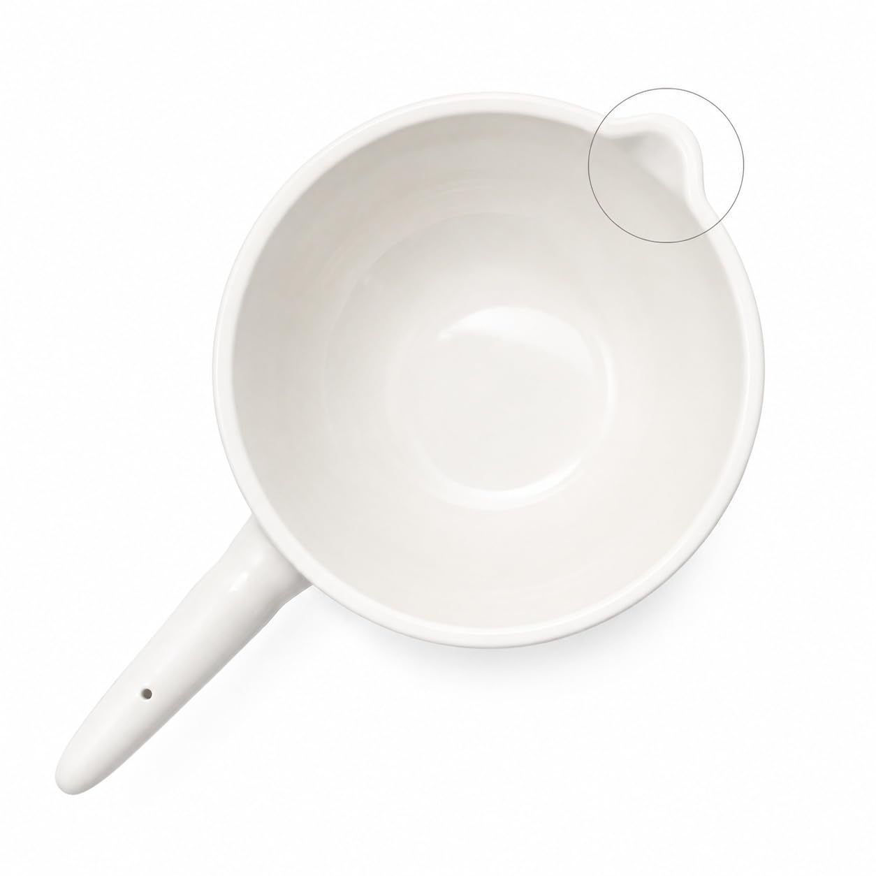 Ceramiczna Miska Odparowania Uchwyt Wylewka Ciepło-1000ml