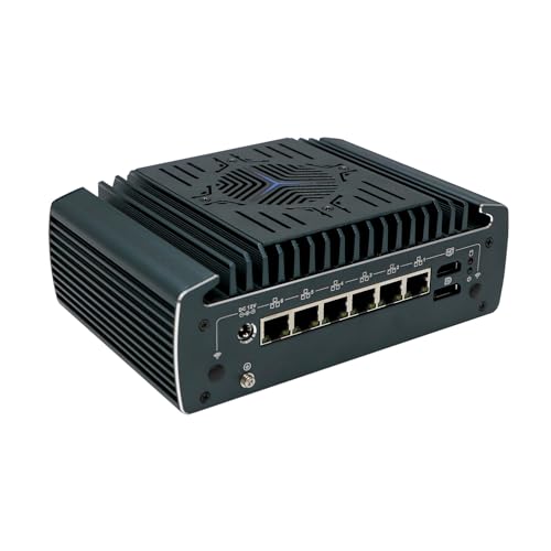 Micro Firewall Appliance, Mini PC, PFSense, Mikrotik, OPNsense, VPN, Router PC, I5 1235U 1245U, RX14, 6 x 2.5GbE I226 V, HDMI, DP, COM, Nano SIM Slot, TPM2.0, 0 RAM, 0 Storage, Barebone No System