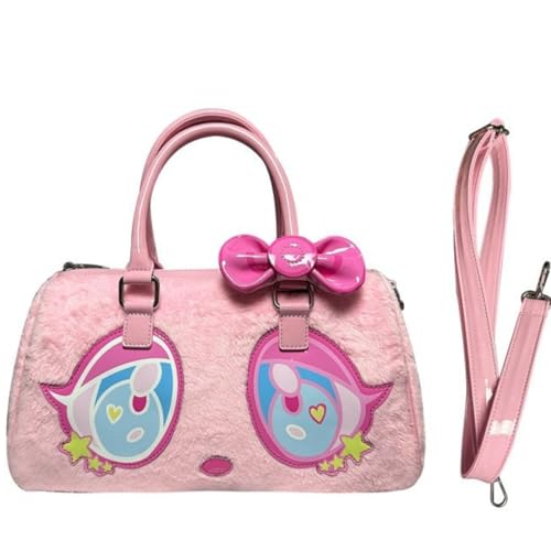 Cute y2k Crossbody Purses for Women, Coquette Fashion Shoulder Bag Aesthetic Harajuku Cutecore Sling Purse Handbag (pink colour)