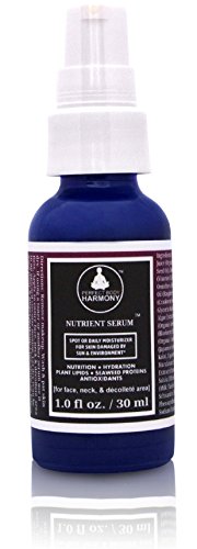 Nutrient Serum for Face, Neck, & Decollete; MSM, Vitamin C, Plant Lipids, Seaweed Proteins, & Antioxidants Support.; 1.0 oz