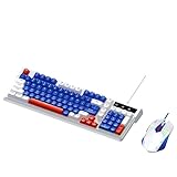 Ensemble de périphériques de jeu rétroéclairés personnalisables : le clavier TF610 offre des modes d’éclairage réglables alimentés en 5 V CC, permettant une illumination personnalisée selon vos préférences.