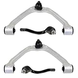 Detroit Axle - Front Control Arms Tie Rods for EX35 G37 Q50 Q60 QX50 370Z EX37, 2 Upper Control Arms with Ball Joints 2 Outer Tie Rods Replacement