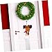 Veemoon 1pc Christmas Themed Towel Lightweight Cotton Plastic Towel Storage Tool for Bathroom and Kitchen Easy to Install Holiday