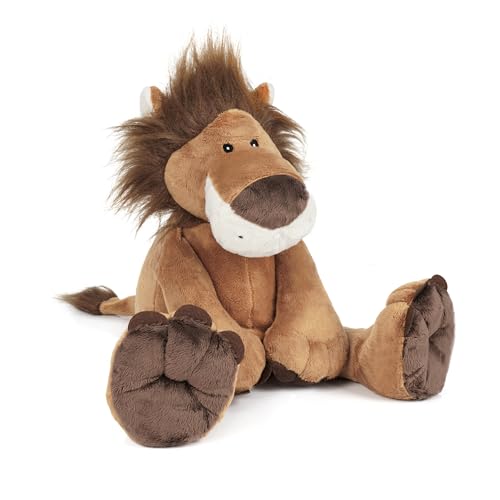 MuirToys Special Deal $5 Off Billy The Brave Lion - 5lb Weighted Stuffed Animal for Comfort | 27.5 Inch Plush Weighted Lion for Kids, Teens and Adults | Premuim Sensory Plush with Giftable Packaging