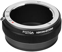 Fotga Adapter For Nikon F AI S Lens to Canon EOS M M2 M3 M5 M6 M10 M100 EF-M mirrorless Camera Adapter Ring Fotga Adapter For Nikon F AI S Lens to Canon EOS M M2 M3 M5 M6 M10 M100 EF-M mirrorless Camera Adapter Ring