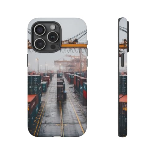 Conteneurs d'expédition et grues : protégez votre iPhone 15 Pro Max