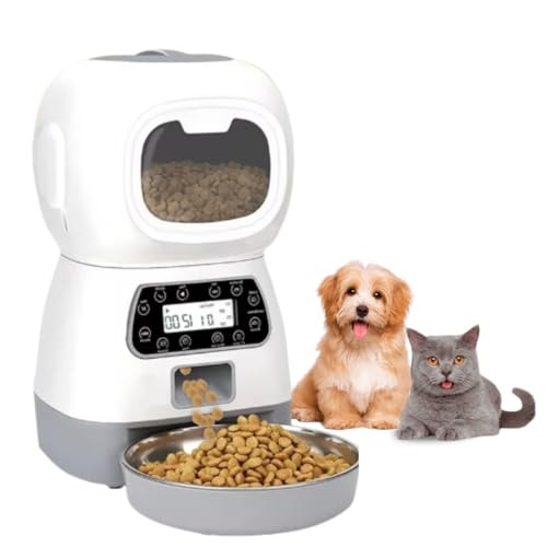 Sinergia Pet-Tech: Alimentadores Automáticos que Mimam Seu Animal 10 Alimentador Comedouro Automático Cães Gatos Programável Ração Comida Pets