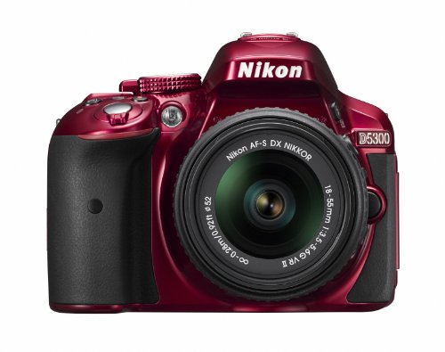  Nikon D5300 18-55/3,5-5,6 AF-S DX G VR II RED Fotocamera digitale 24.78 megapixel