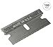 FitAll 100 Pack Single Edge Razor Blades - Made in USA - Fits All Safety Standard Scrapers - Heavy Duty, Extra Sharp - 100 Pieces