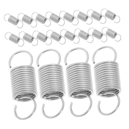 SOLUSTRE 20pcs Precision Stainless Steel Hooks Double Hook Design for Tension Stretching Versatile for Home Industrial Use