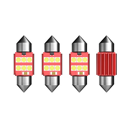 4x 31mm siluro LED Lampadine Canbus no error c5w bcupola