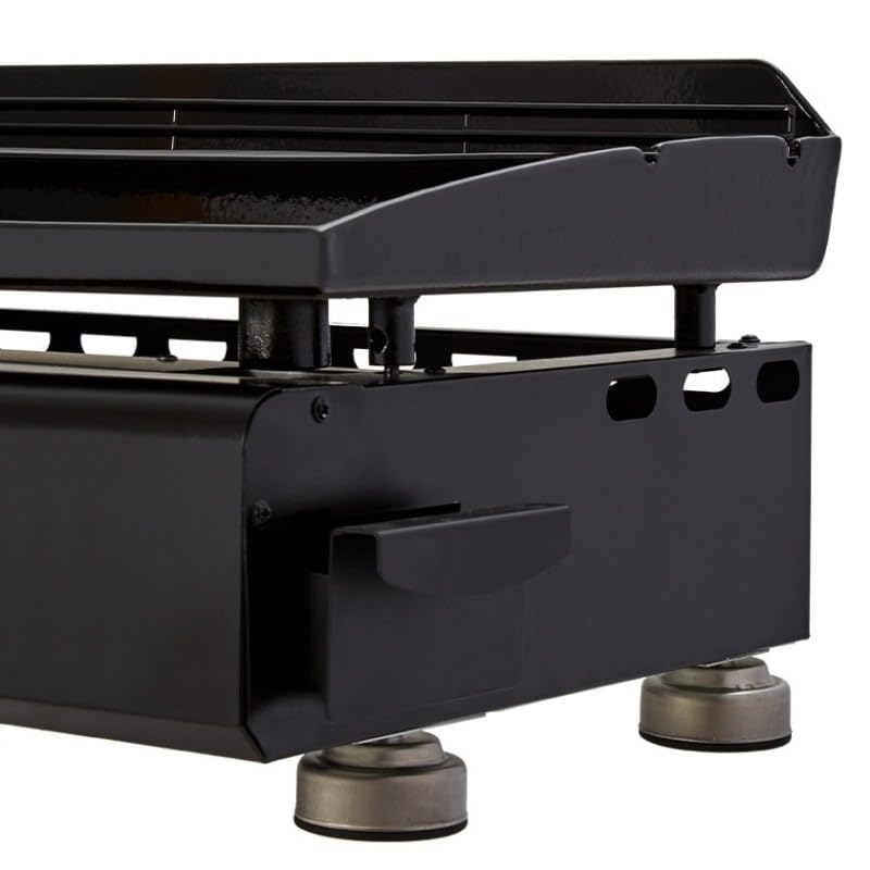BRASERO - Plancha Silvia II G 3 feux Brasero - 3 brûleurs - Plaque acier émaillée 67 x 34 cm - Grille de réchauffement - Piezo intégré - Tiroir graisse - Jusqu'à 10 convives - 7,5 kW