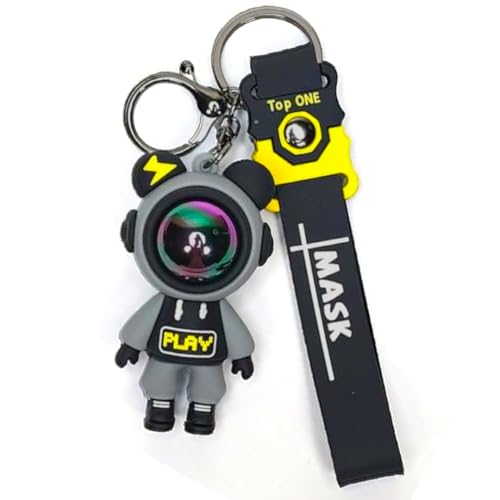 Image of Wanna Party Space Theme Keychain, Cartoon Keychains for Boys Girls, Return Gift Favors, Cute Backpack Key Chain Accessories Wristlet Chain Car Charms