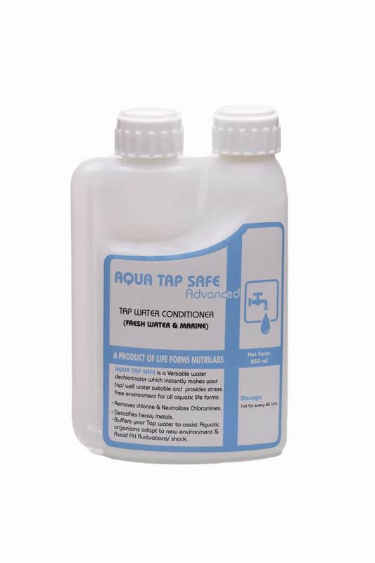 LIFE FORMS NUTRILABS Aqua tap Safe Advanced Tap Water Conitioner 500 Ml (Fresh Water & Marine)