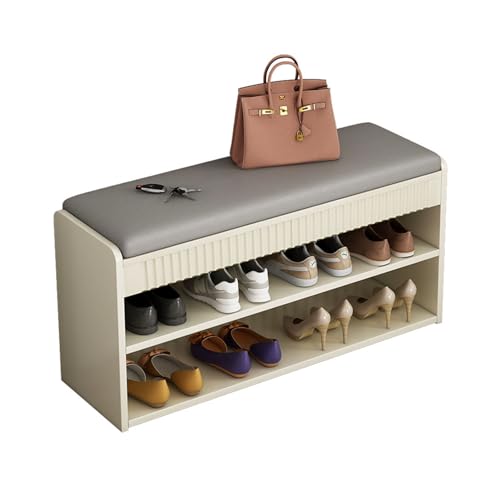 Rangement chaussures entrée compact 80cm pour optimiser et dégager le sol - 2