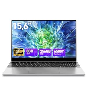 Computadoras portátiles Win 11 con pantalla FHD de 1080P, teclado retroiluminado, huella digital, USB 3.0, WiFi5, Mini HDMI, BT5, cámara web (15.6in-8GB/256GB)