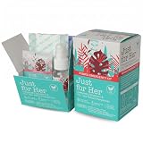 Just for Her Emergency Period Kit – Ultra Thin Maxi Pads with Wings, Wipes Flushable, Feminine Spray Wash – Teen Girls Essentials Overnight (3 Pack)