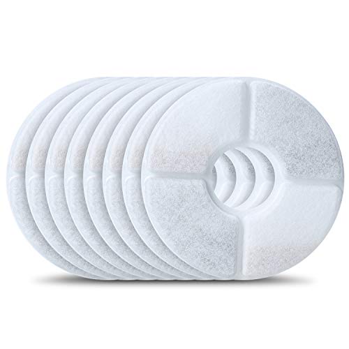 Trinkbrunnen Filter, Blumentrinkbrunnen Filter für Katzen und Hunde, Katzenbrunnen Ersatzfilter mit Harz und Aktivkohle Dreifaches Filtrationssystem Cover