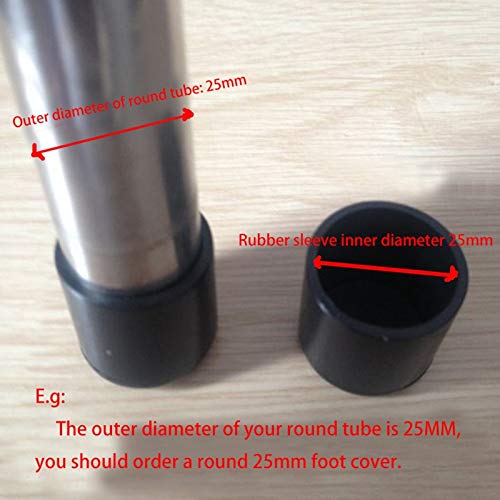 Rubberen stoelpoot 12 stuks set voor meubels voor pads tafelhoezen