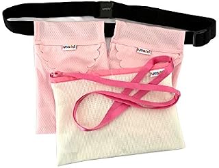 Yesito Mastectomy drainage pouch and Shower pouch for Post Mastectomy Support (Pale pink)