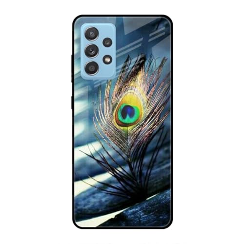 Image of SmashItUp Feather | Peacock | Animals Designer Printed TPU Metal Case Mobile Back Cover for Samsung A53 5G