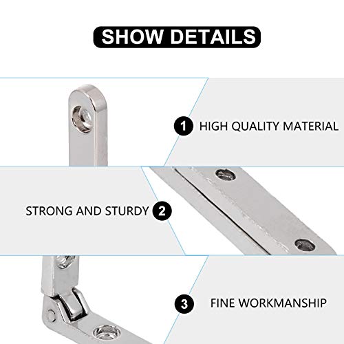 Angoily 10Pcs 90 Grau Folding Dobradiça Dobradiças Pequena Caixa de Jóias para O Presente Do Vinho C