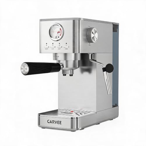Bean-to-Cup Premium Coffee Maker - Italian-Style Machine with Milk Frother, 1.4L Water Reservoir & Removable Drip Tray - 1300W Stainless Steel Espresso Maker for Lattes, Cappuccinos, and More