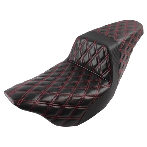 Motos asiento doble para Touring Electra Glide 2008-2023 negro