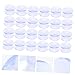 NUOBESTY 24pcs Double Sided Slip Suction Cup Pads Transparent Bumpers for Glass Surfaces Easy Installation for Tables and Counters No Tools Required