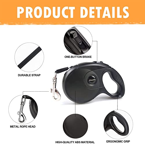 Winzasber Guinzaglio per Cani Retrattile