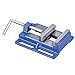 VEVOR Drill Press Vise, 6 Inch Jaw Width, Portable Bench Vise, Slotted Base for Easy Installation, Durable Cast Iron Construction, Workbench Vice, for Woodworking, Metalworking, Drilling, and Cutting